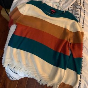 Colorblock sweater